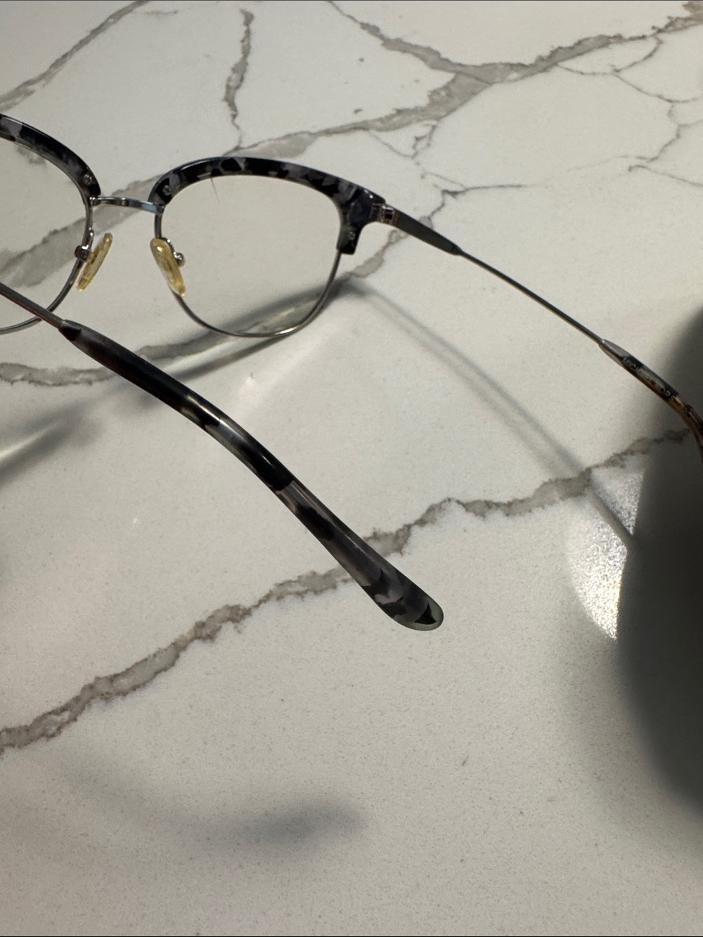 Michael Kors Gray Tortoiseshell-Top Cat Eye Glasses- - Picture 6 of 12